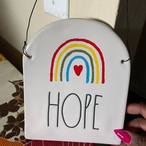 Rae Dunn Ceramic sign